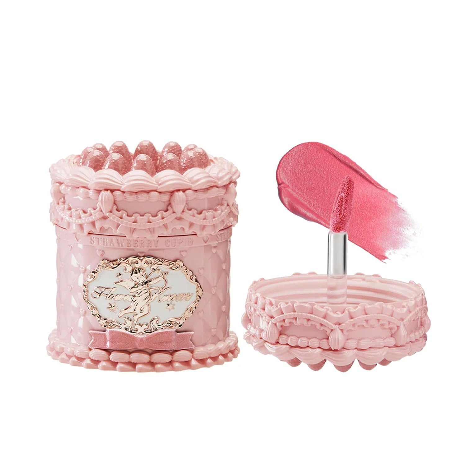 Flower Knows Strawberry Cupid Cake Lip Cream,Long Lasting Purplish Pink Matte Lipstick,Hydrating ... | Amazon (US)