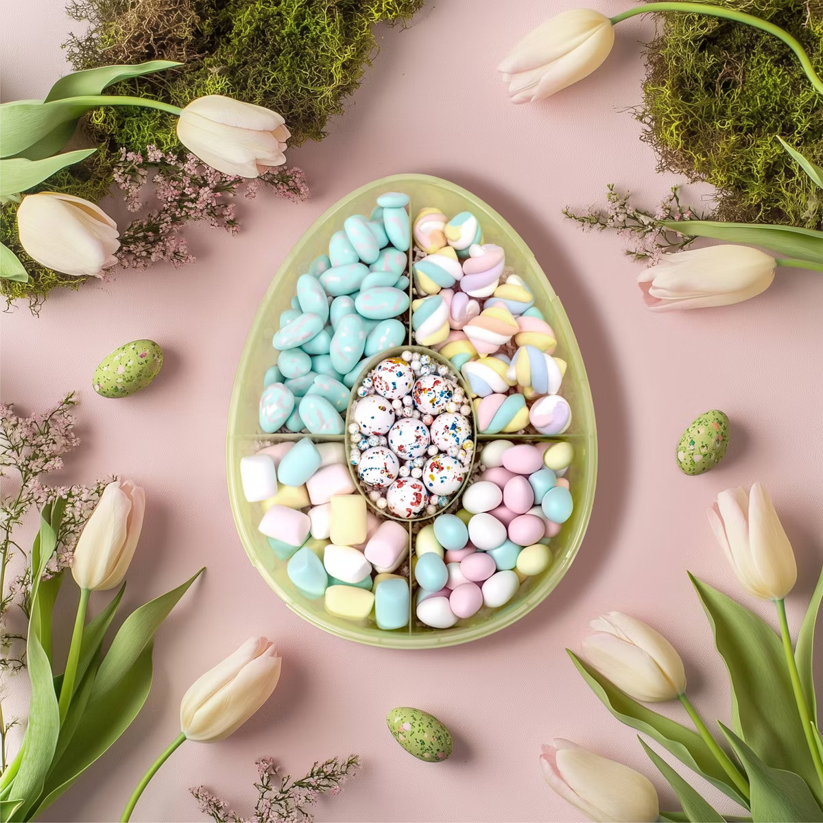 Cook With Color Easter Egg Snack Box Food Storage Container Green | Target