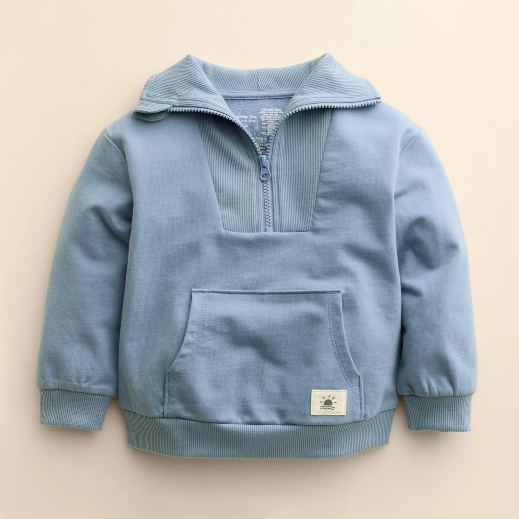 Baby & Toddler Little Co. By Lauren Conrad Organic Quarter Zip Pullover | Kohl's
