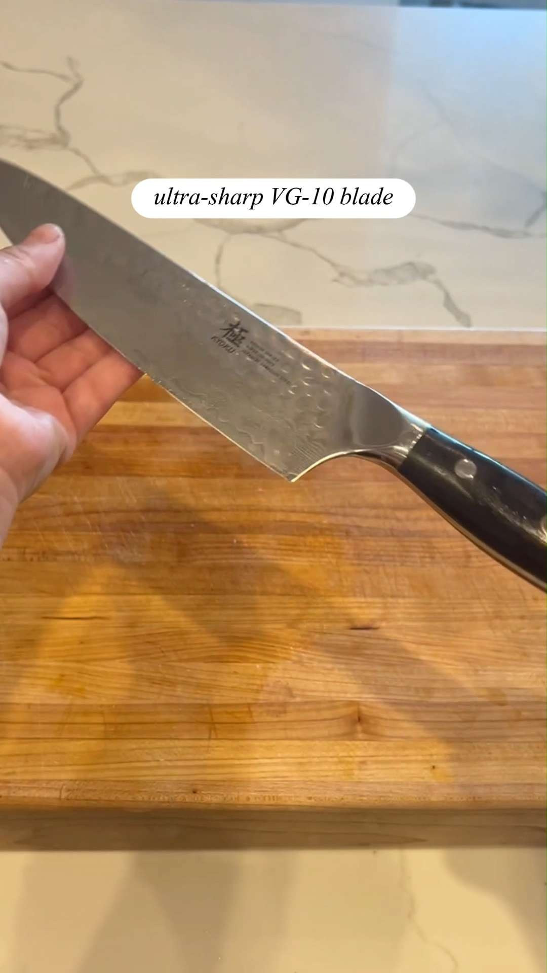 Say hello to your new favorite "no-drag" essential for a more efficient kitchen routine! This knife features a traditional Honbazuke honed edge and a stunning Damascus pattern that isn't just for looks - it’s designed for balance and durability 🔪  It is a fantastic choice for anyone who values high-quality, artisanal tools for a polished and stress-free cooking flow! ⛩️ #KyokuKnives #ChefLife #KitchenEssentials #JapaneseKnife #HomeChef #KitchenOrganization 

#LTKfoodie #LTKHome