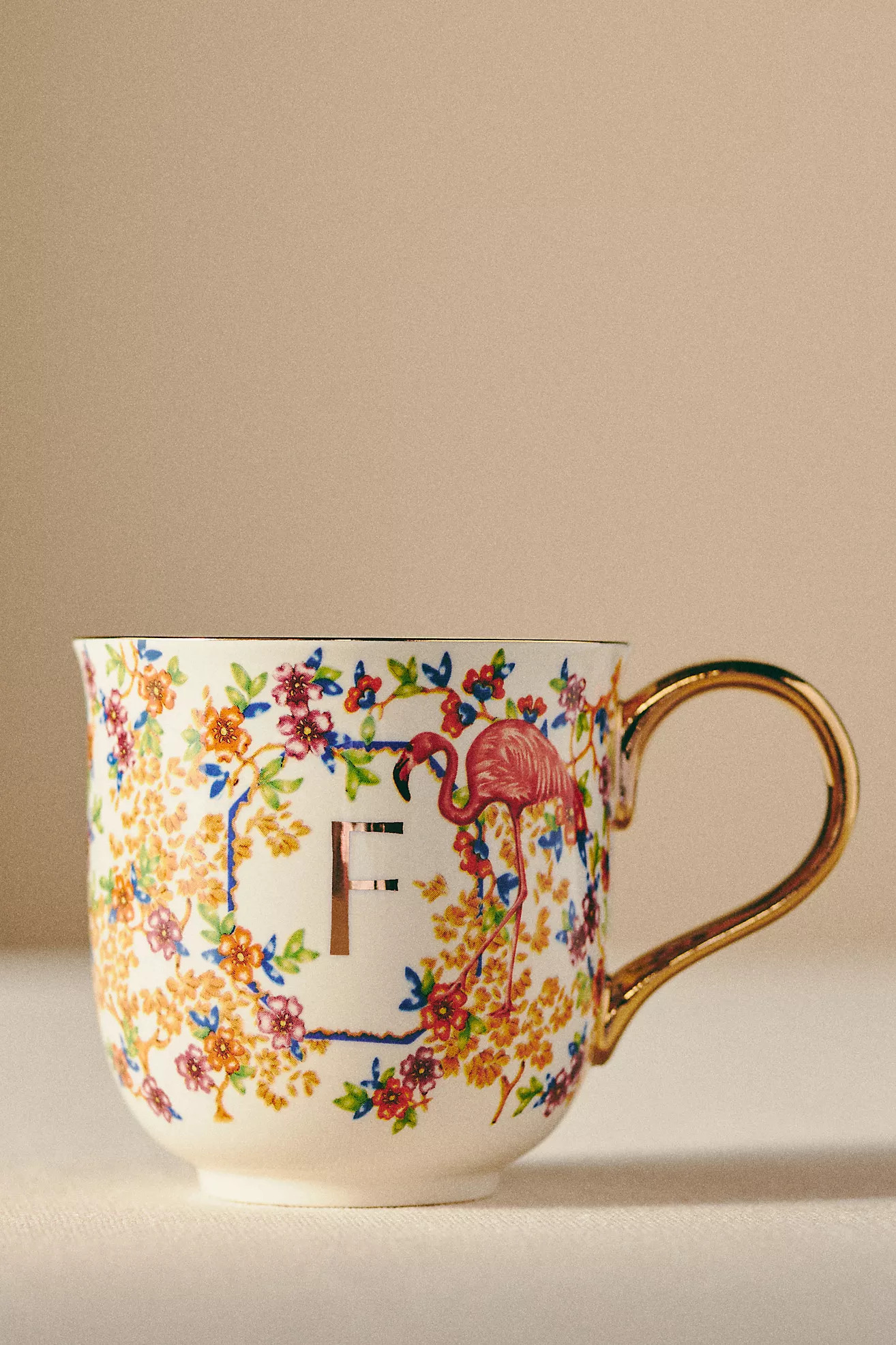 Lou Rota Nature Table Monogram Mug | Anthropologie (US)