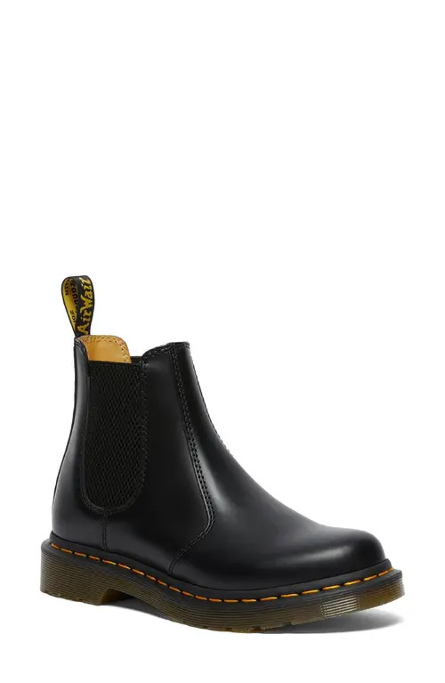 Dr. Martens 2976 Chelsea Boot in Black/Black at Nordstrom, Size 7Us | Nordstrom