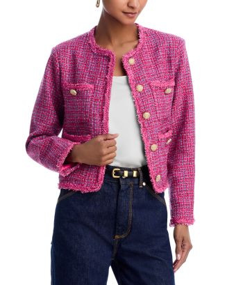 AQUA Four Pocket Tweed Jacket - Exclusive  | Bloomingdale's Women | Bloomingdale's (US)