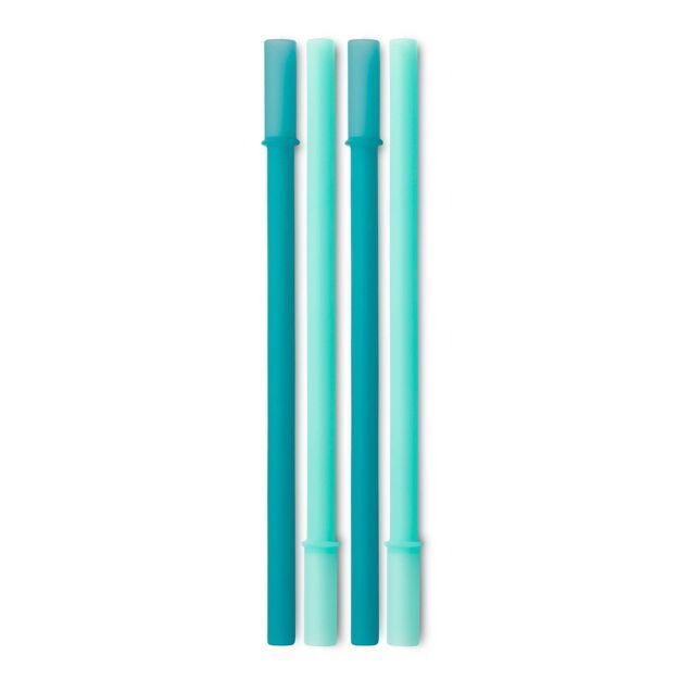 GoSili SiliStraws 4pk Silicone Kids' Reusable Straws | Target