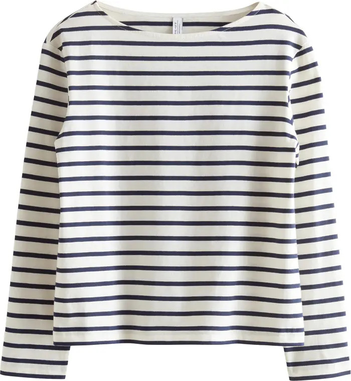 & Other Stories Breton Stripe Cotton Top | Nordstromrack | Nordstrom Rack
