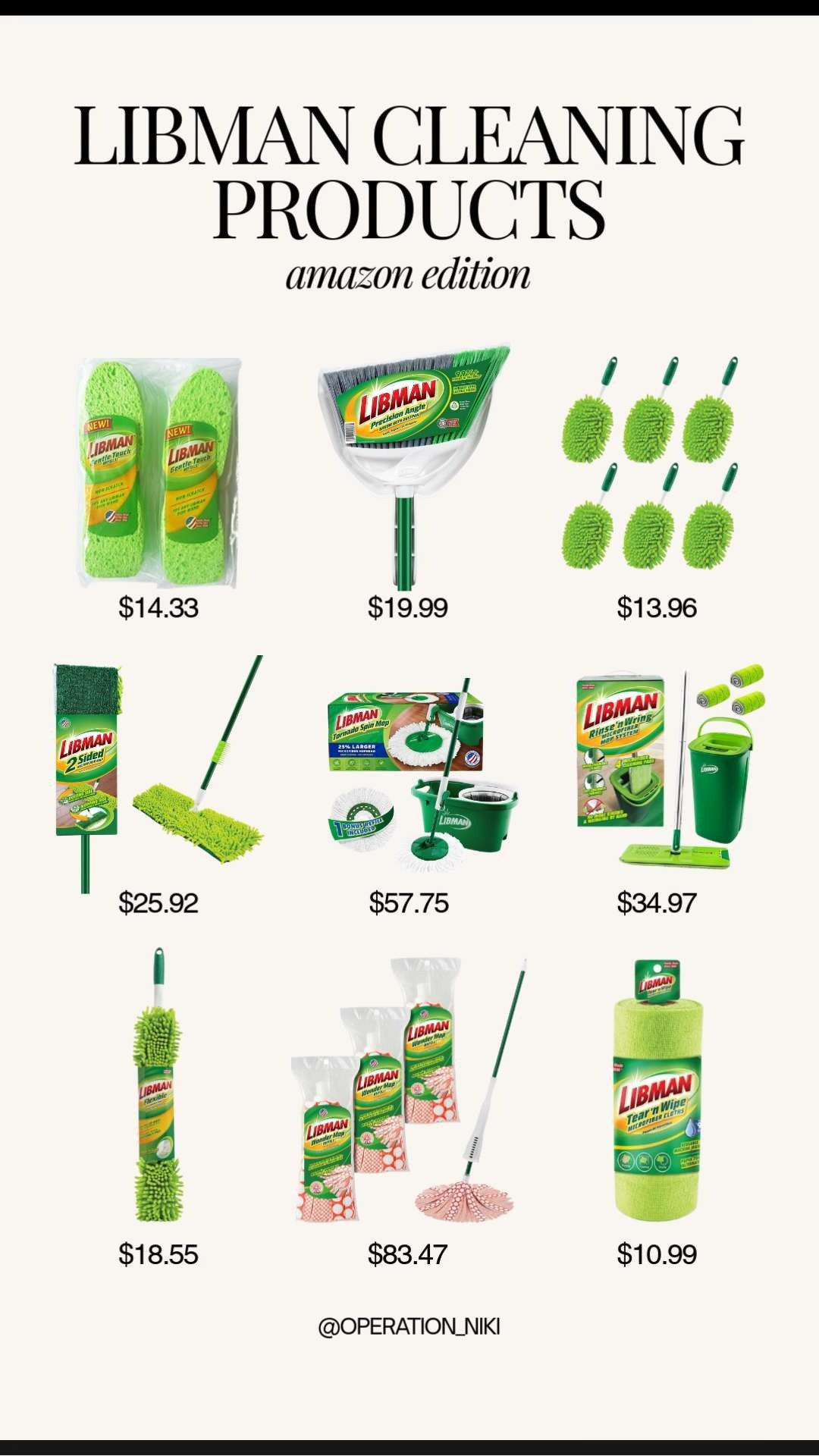 Cleaning tools that actually do the work. Libman dusters and mops make everyday messes easier to handle and faster to finish. Follow for more @OPERATION_NIKI on IG, TikTok, & Facebook #libman #cleaningessentials #homecleaning #amazonfinds #cleaningtools #householdmusthaves #operationniki #LTKFindsUnder50 #LTKFindsUnder100 

 

#LTKHome