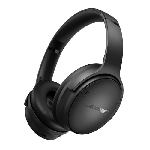 Bose QuietComfort Headphones - Wireless Bluetooth Headphones, Active Over Ear Noise Cancelling and Mic, USB-C Charging, Deep Bass, Up to 24 Hours of Playtime, Black | Amazon (US)