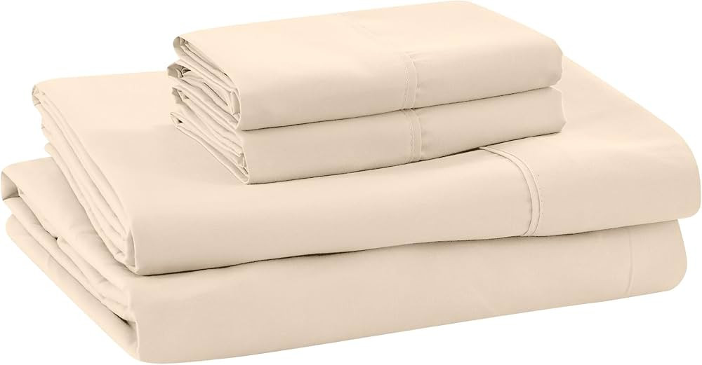 Modern Threads Soft Microfiber Solid Sheets - Luxurious Microfiber Bed Sheets - Includes Flat She... | Amazon (US)