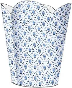 Marye-Kelley WB468-Blue Provencial Print Wastepaper Basket | Amazon (US)