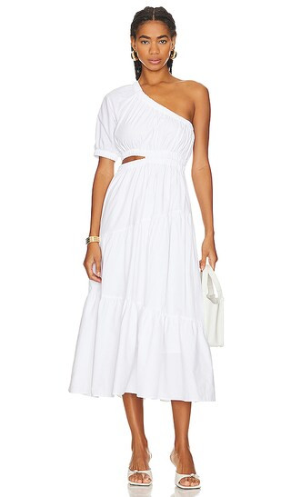 Leena Maxi Dress in Optic White | Revolve Clothing (Global)