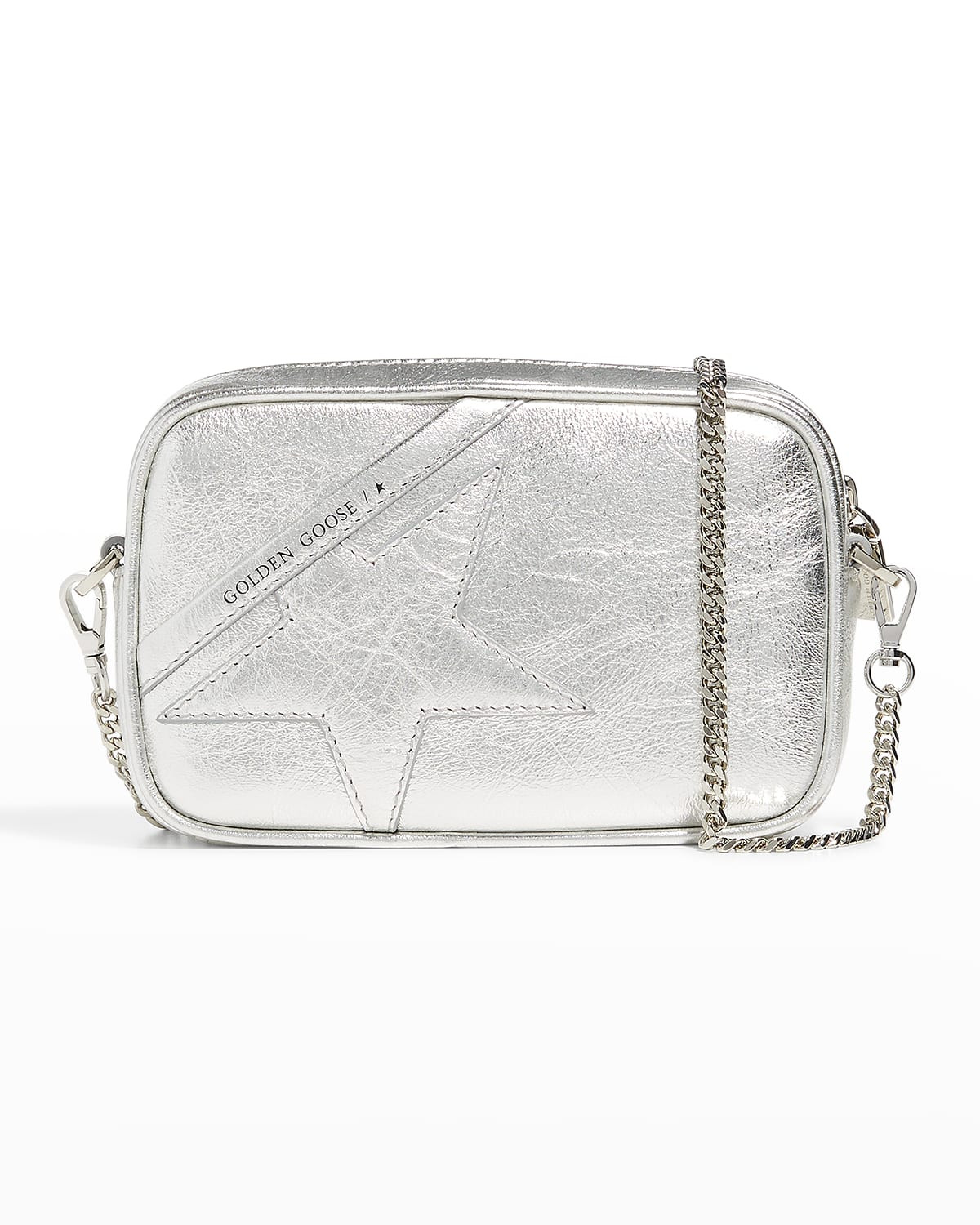 Star Metallic Mini Camera Crossbody Bag | Neiman Marcus
