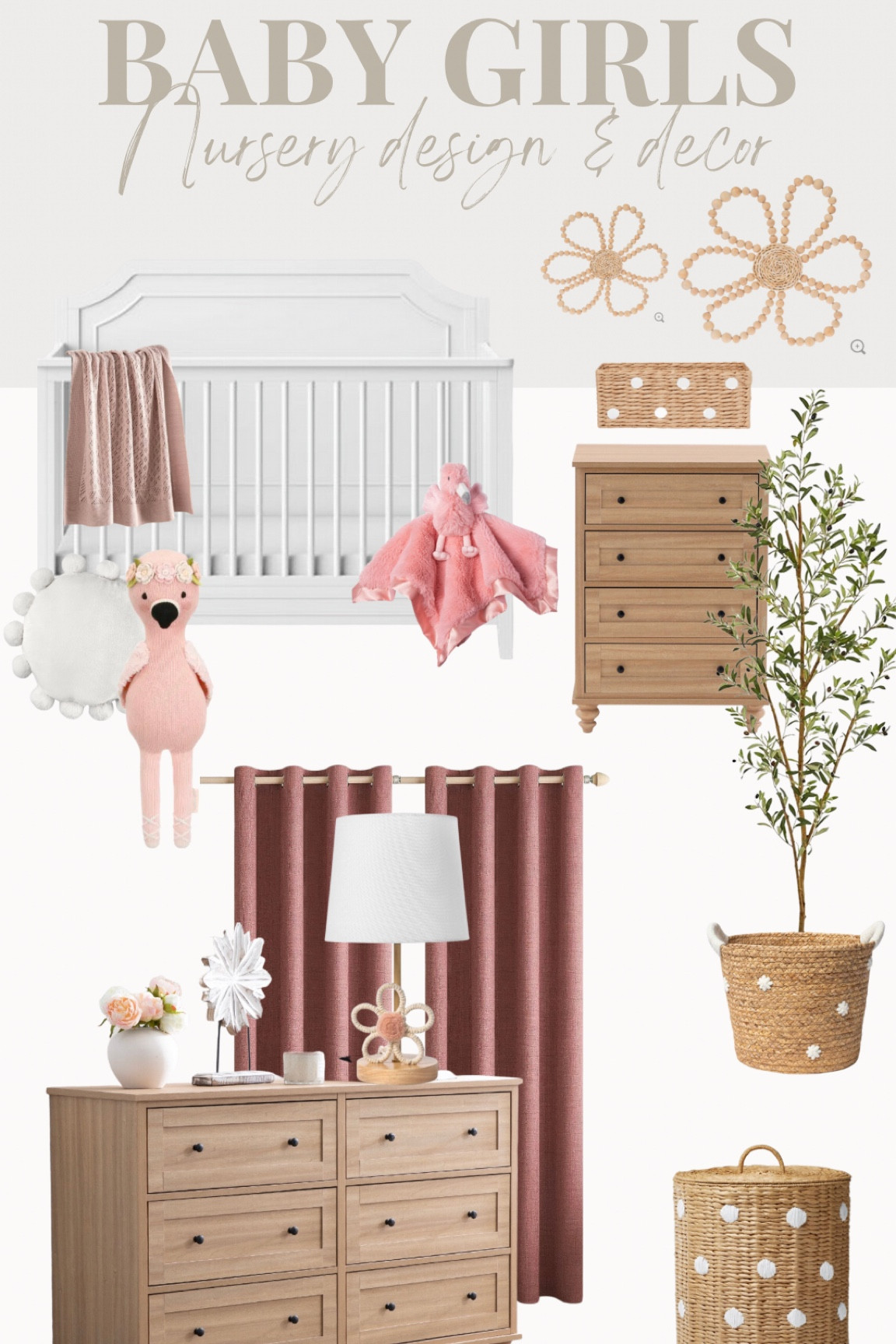 Baby girl nursery design for a friend! Loving these colors and looks!

#LTKsalealert #LTKkids #LTKhome