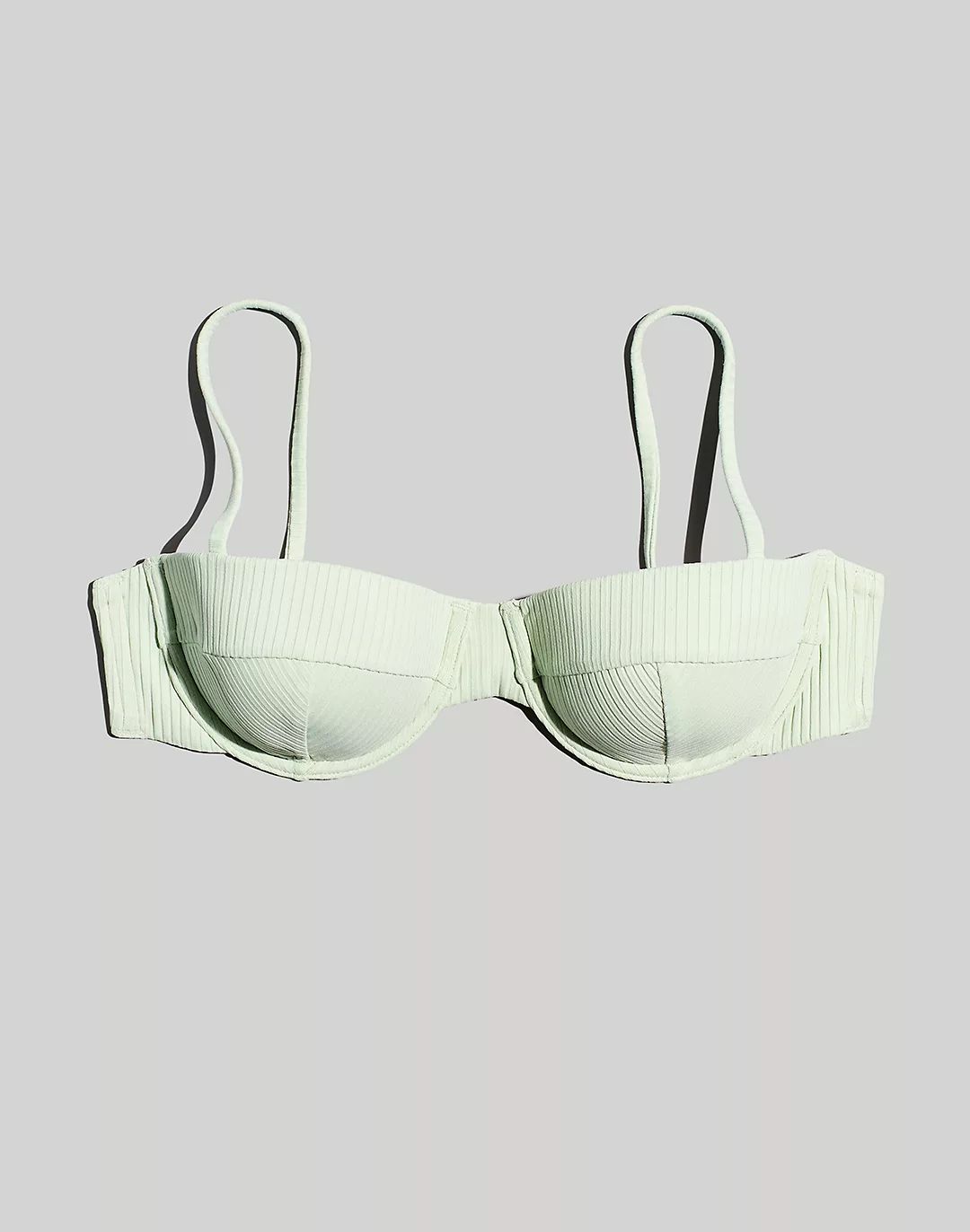 Ribbed Balconette Bikini Top | Madewell