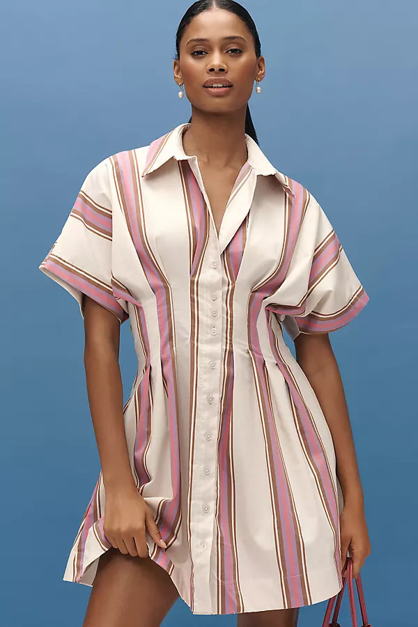 The Tobie Mini Shirt Dress by Exquise | Anthropologie (US)