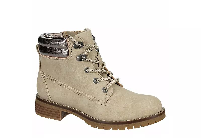 Sophie17 Girls Brynn Combat Boot - Off White | Rack Room Shoes