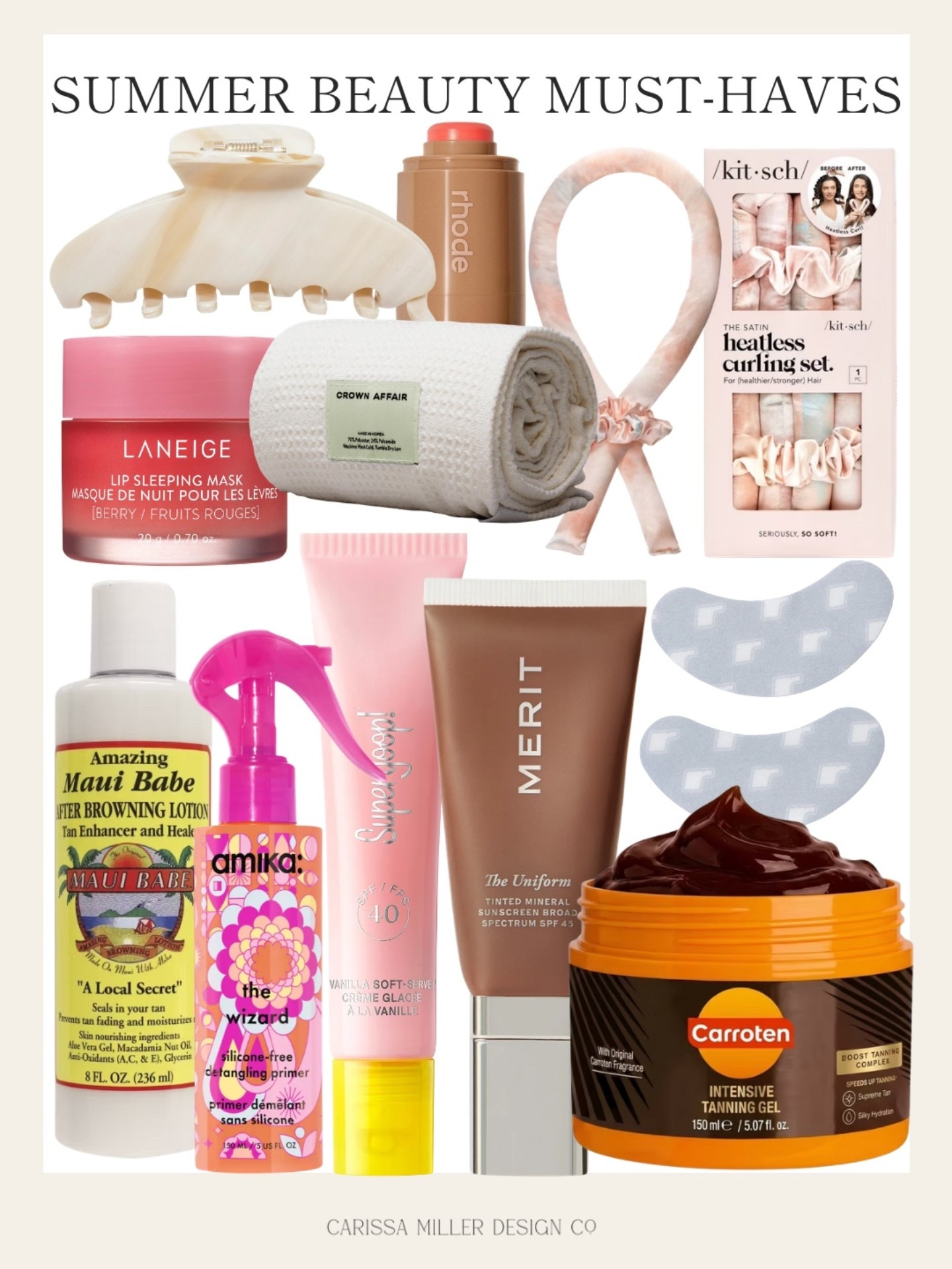 If you’re looking for the perfect summer beauty essentials, these are the products I’ve been reaching for on boat days, pool days, and everything in between.