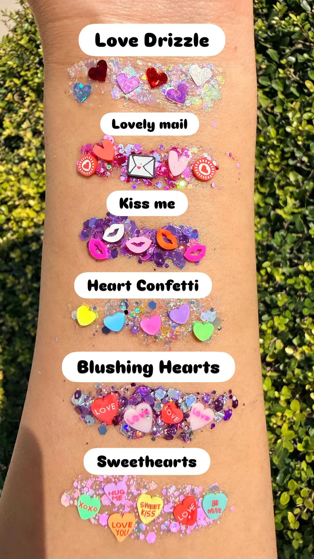 Valentines Glitter Hair Gel - Etsy | Etsy (US)