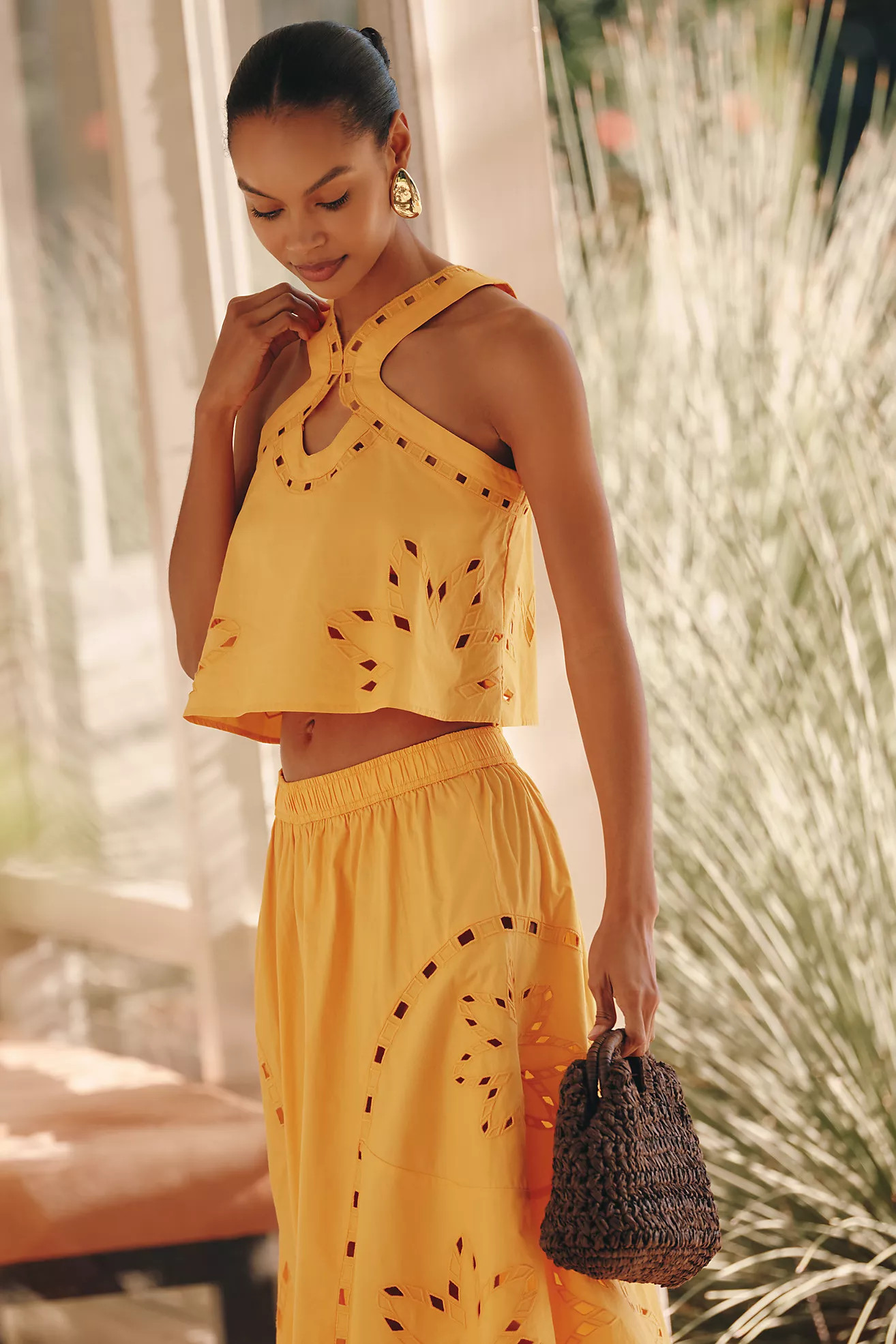 Celandine Cutwork Sun Top | Anthropologie (US)