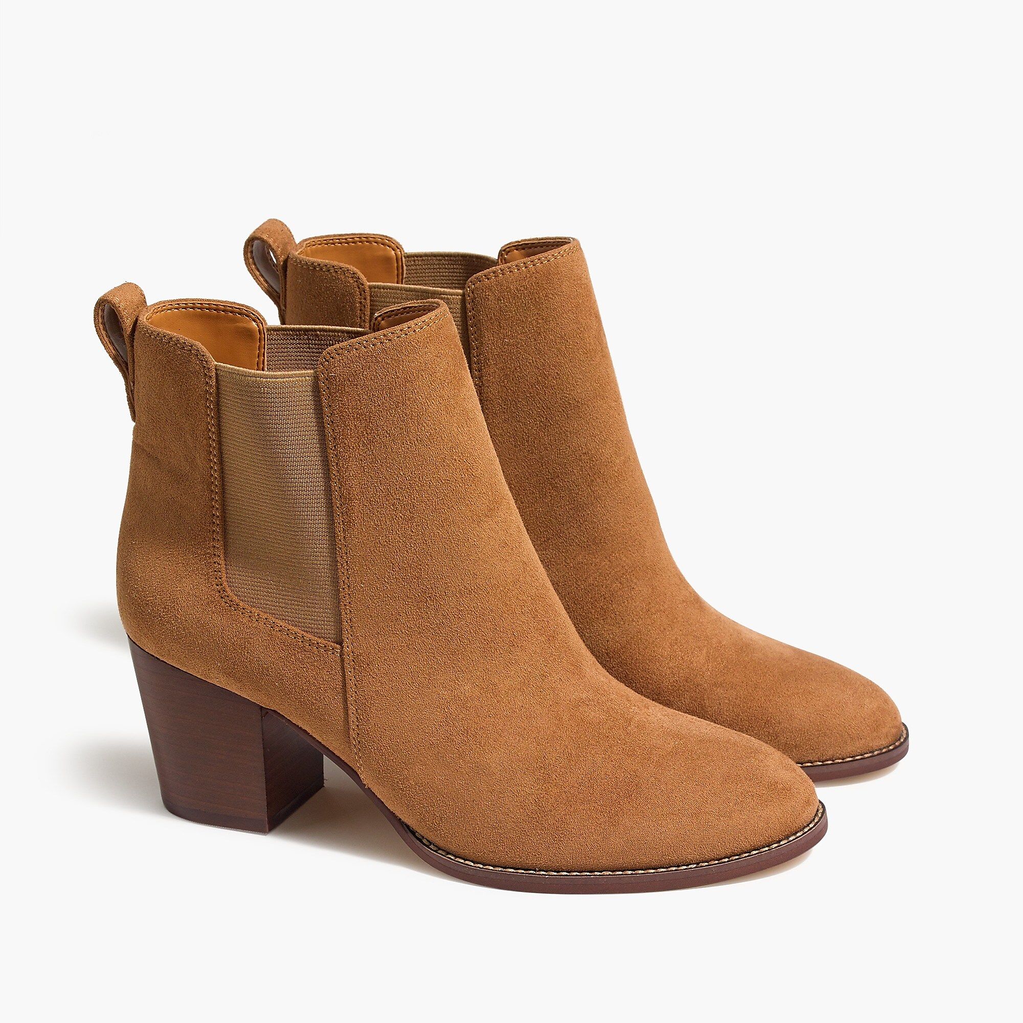 Rory microsuede heeled boots | J.Crew Factory