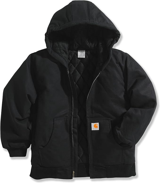 Carhartt Baby Boys' Active Quilted Flannel Lined Jacket | Amazon (US)