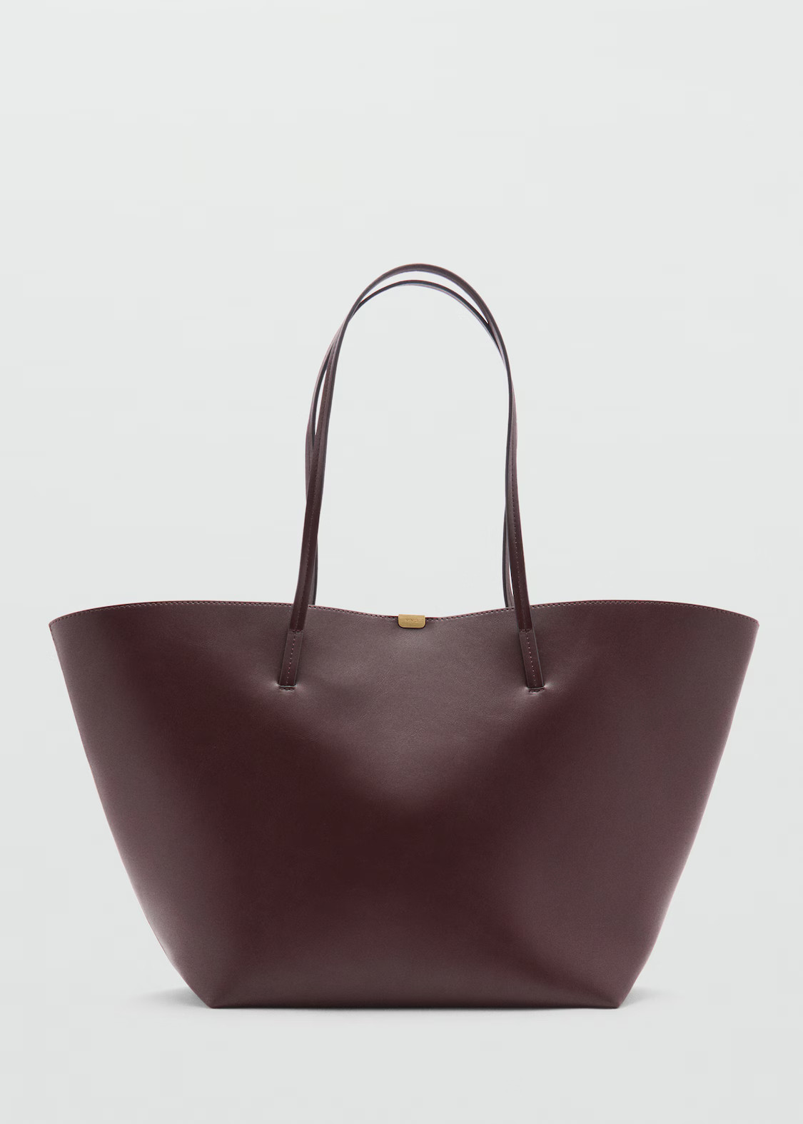 Shopper bag with metallic detail | MANGO (UK)