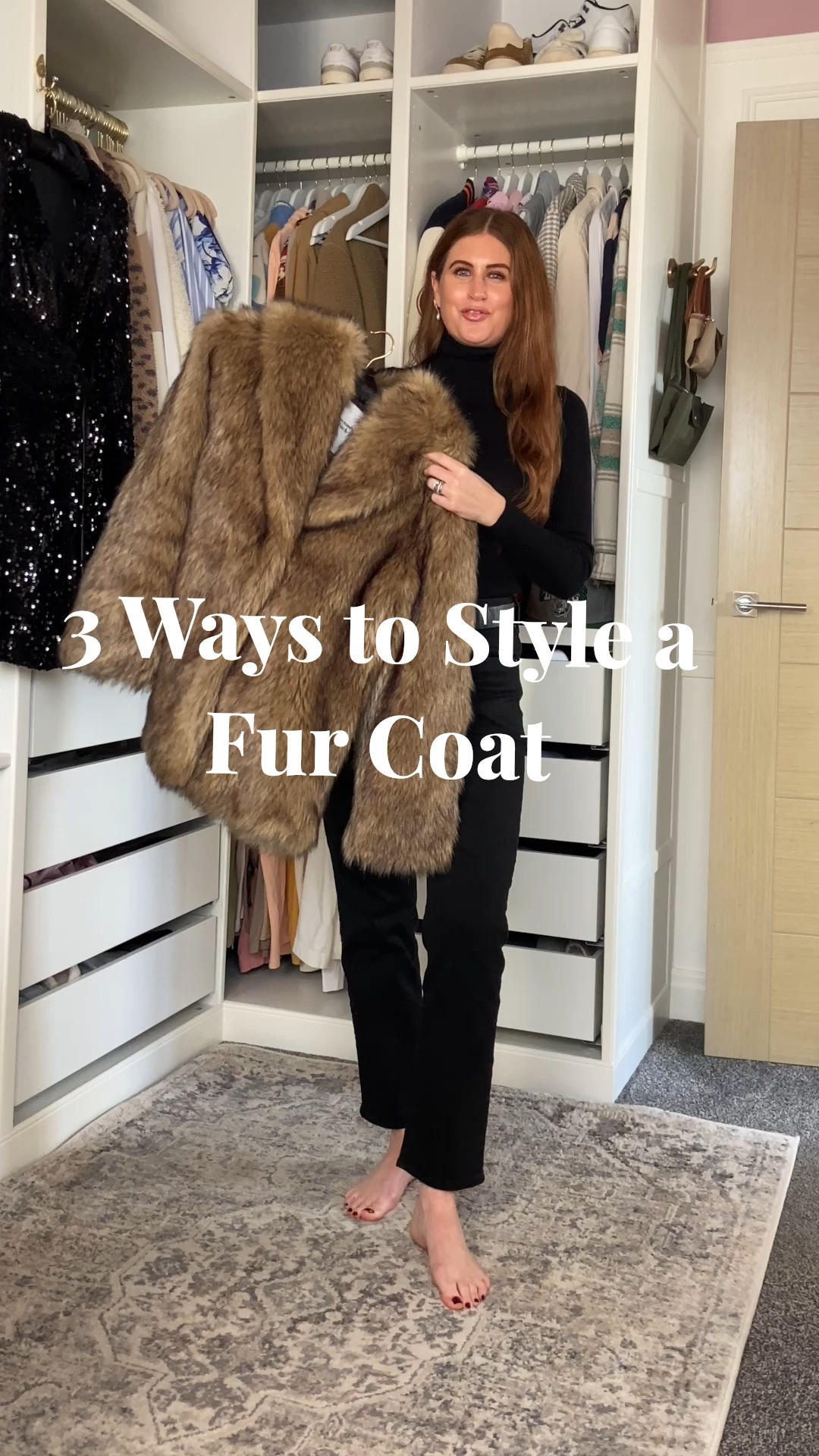 Looking for a winter coat that truly does it all? ❄️ A faux fur coat is that chic, timeless layer you’ll reach for year after year as it’s warm and effortlessly luxe. Winter coat, faux fur coat, winter outfits, elevated cosy looks, timeless style.

Here are 3 easy ways to style yours this season:

1️⃣ Christmas Shopping With the Girls – black straight-leg jeans, black roll neck, black belt, black pointy ankle boots, tan bag & leather gloves

2️⃣ Cosy Errands / Christmas Coffee Run – chocolate brown knitted trousers, cream turtleneck & mini ankle UGG  boots

3️⃣ Party Season / Christmas Cocktails – black tights and a sequin dress paired with black pointy boots or black pointy slingback heels

I’ve linked similar affordable styles so you can recreate that same polished, winter-luxe feel.

#LTKpartywear #LTKwinter #LTKuk