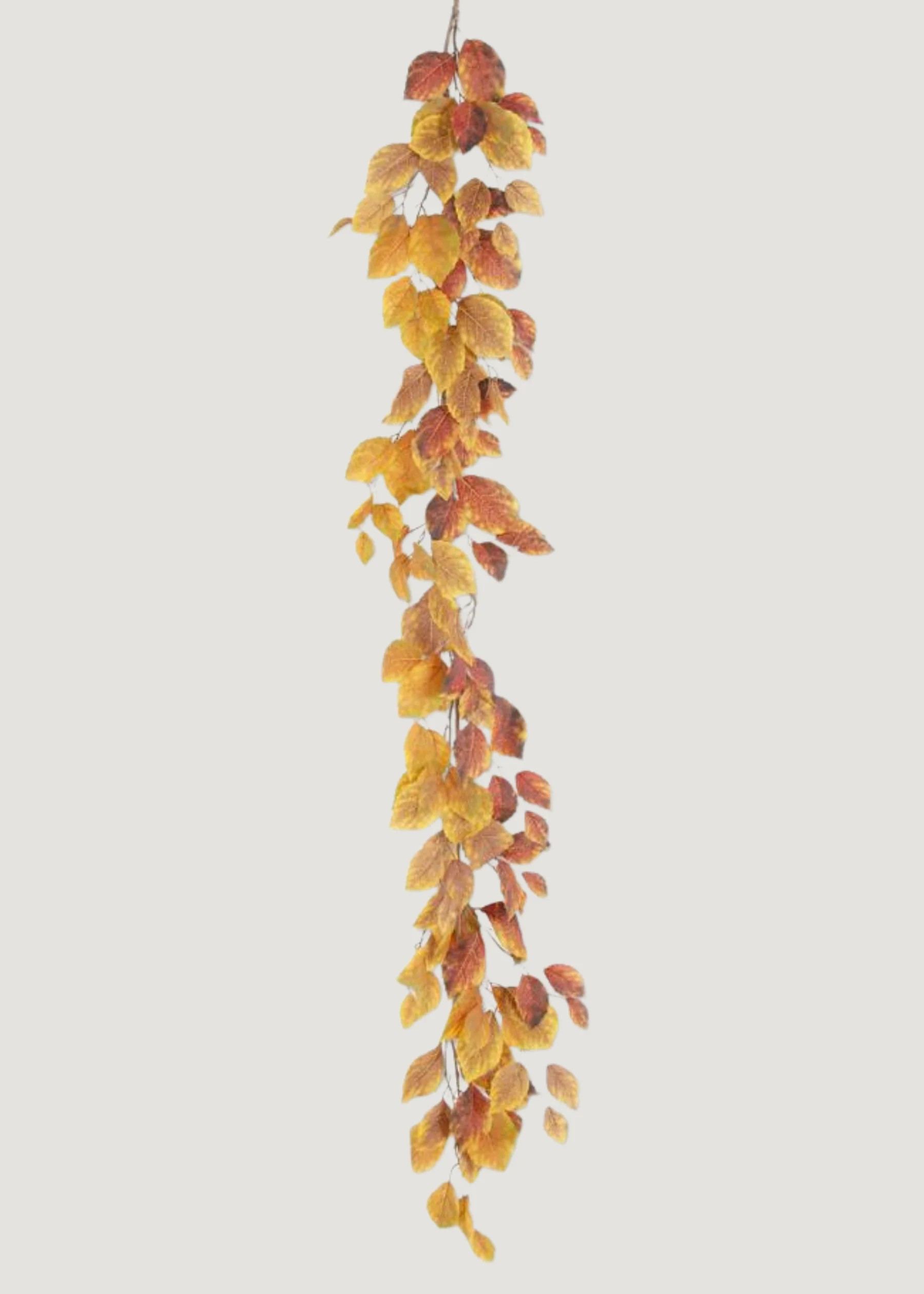 Golden Yellow Birch Garland | Realistic Fake Fall Leaves | Afloral | Afloral