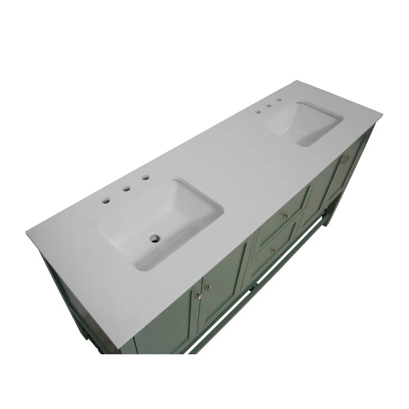 Fossum 72'' Free Standing Double Bathroom Vanity with Top | Wayfair North America