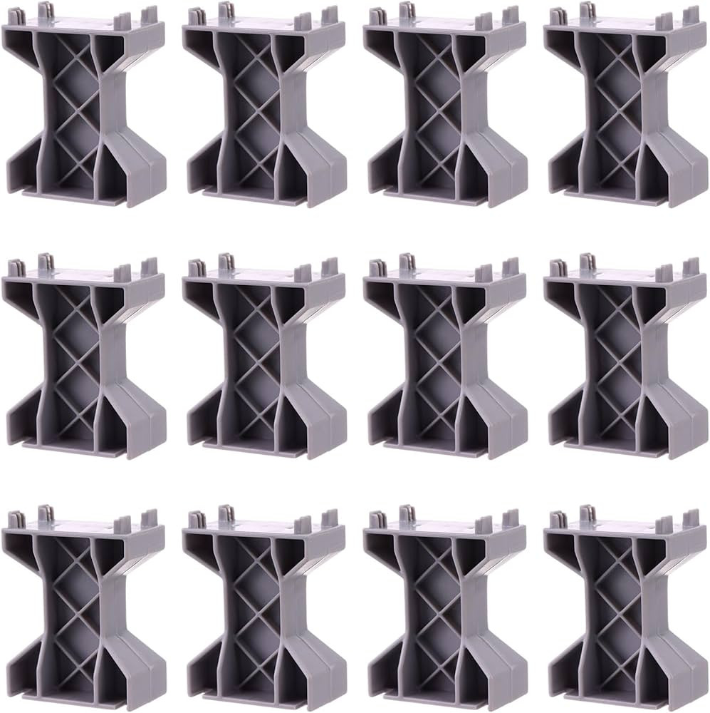 12Pcs Train Bridge Pier Track Railway Accessories Plastic Railway Track Support Accessories Train... | Amazon (US)