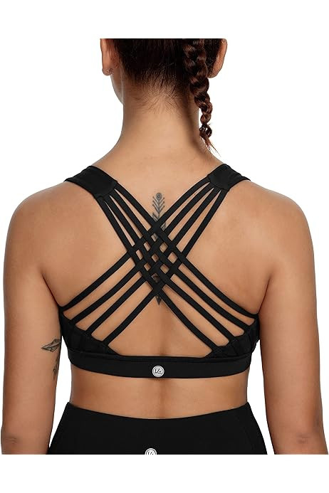 Strappy Sports Bra | Amazon (US)