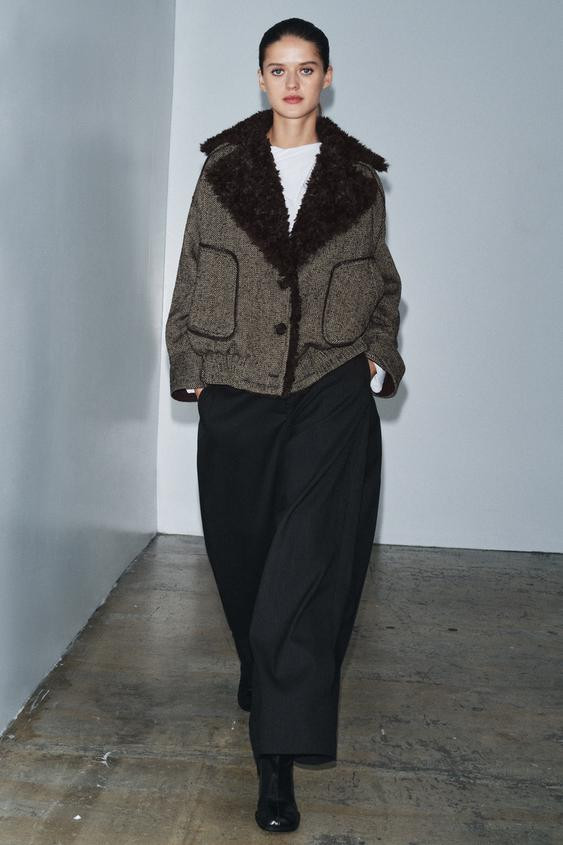 PINSTRIPE PLEATED PANTS ZW COLLECTION | Zara US