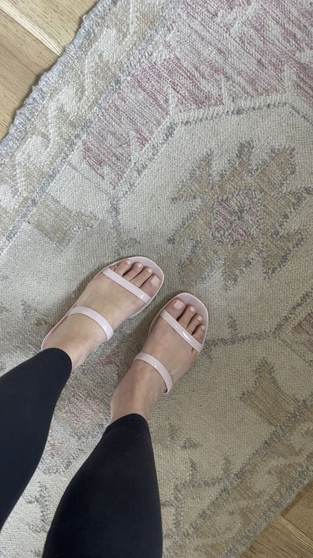 These blush pink jelly slides are so chic and comfortable // such a find at only $7 on sale now 40% off !!! // Old Navy sandals #LTKunder25

#LTKunder50 #LTKshoecrush #LTKFind