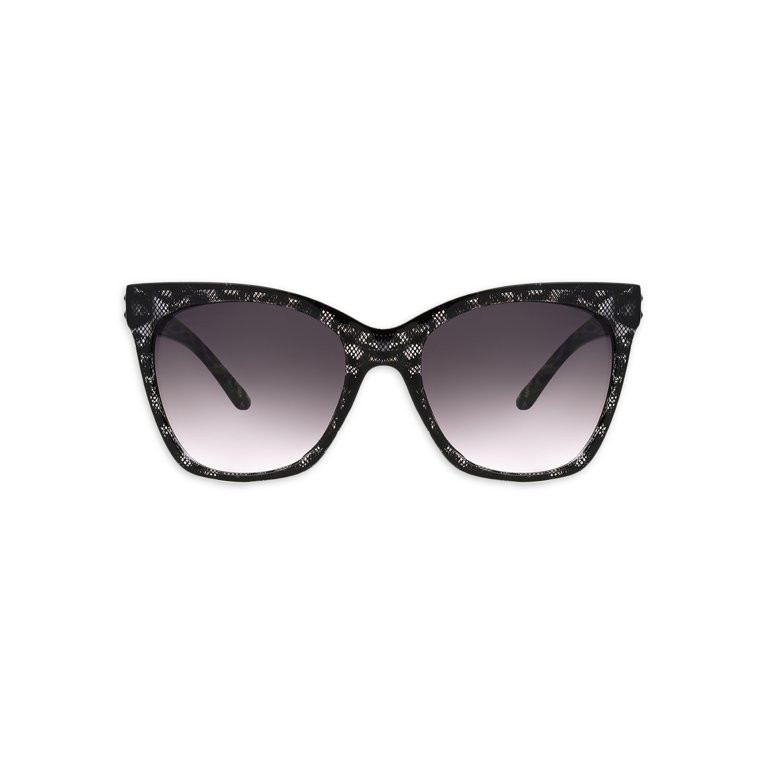 Foster Grant Ladies Square Black Sunglass - Walmart.com | Walmart (US)