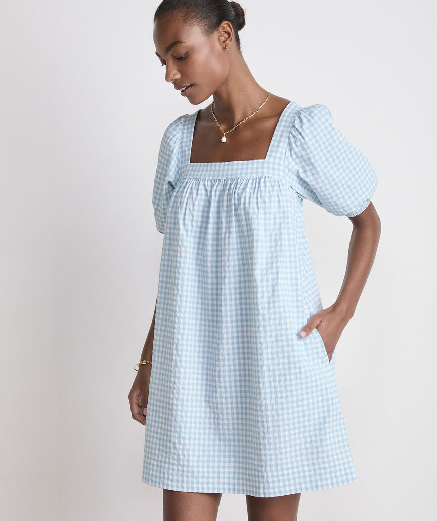 Serena Harbor Square Neck Dress | vineyard vines