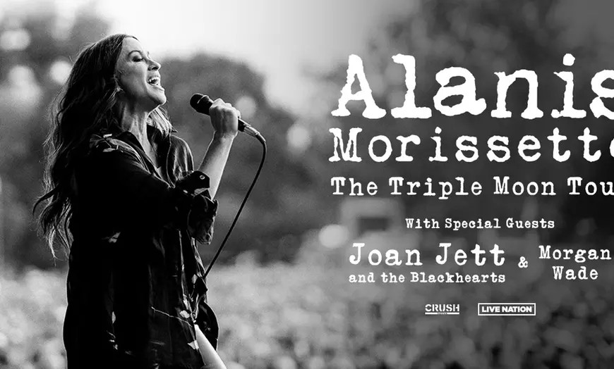 Alanis Morissette – The Triple Moon Tour with Joan Jett & The Blackhearts and Morgan Wade on Ju... | Groupon North America
