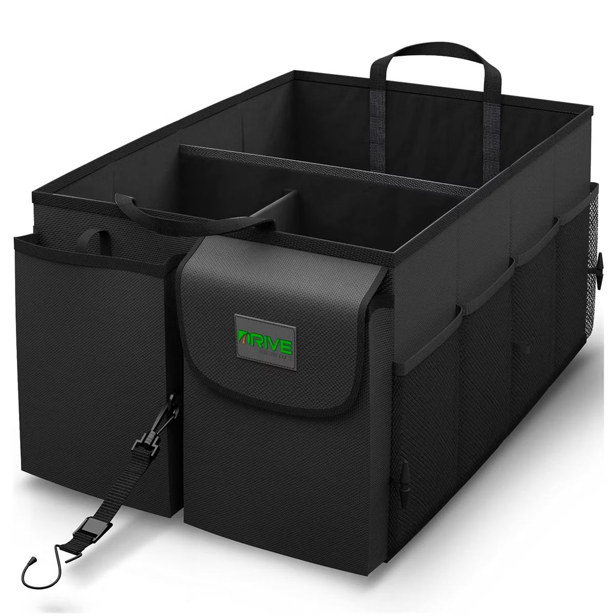 Drive Auto Car Organizer for Trunk, Collapsible with Multiple Storage Compartments, Black | Target