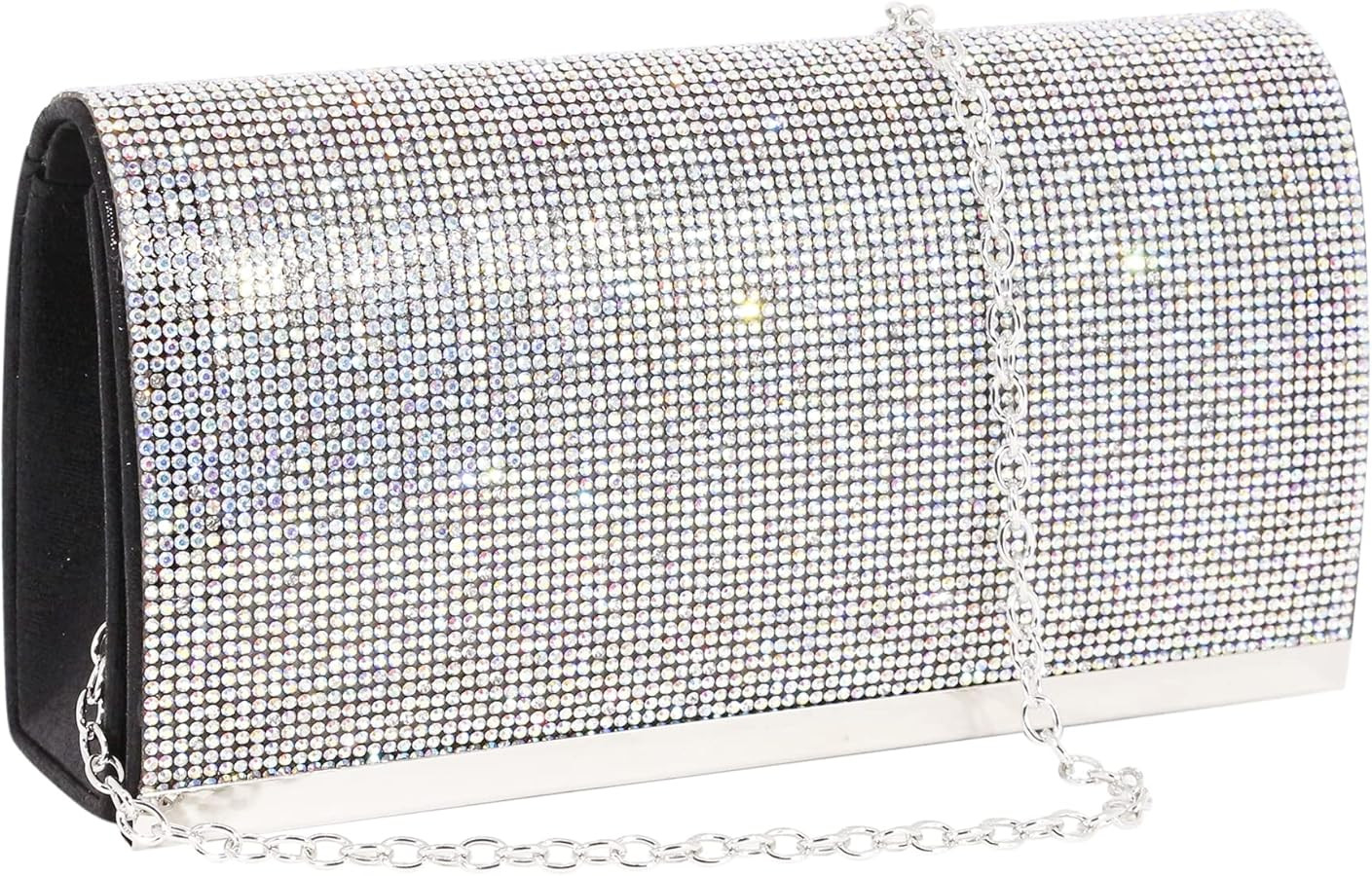 Naimo Bling Shiny Rhinestone Wedding Evening Party Clutch Handbag Purse | Amazon (US)
