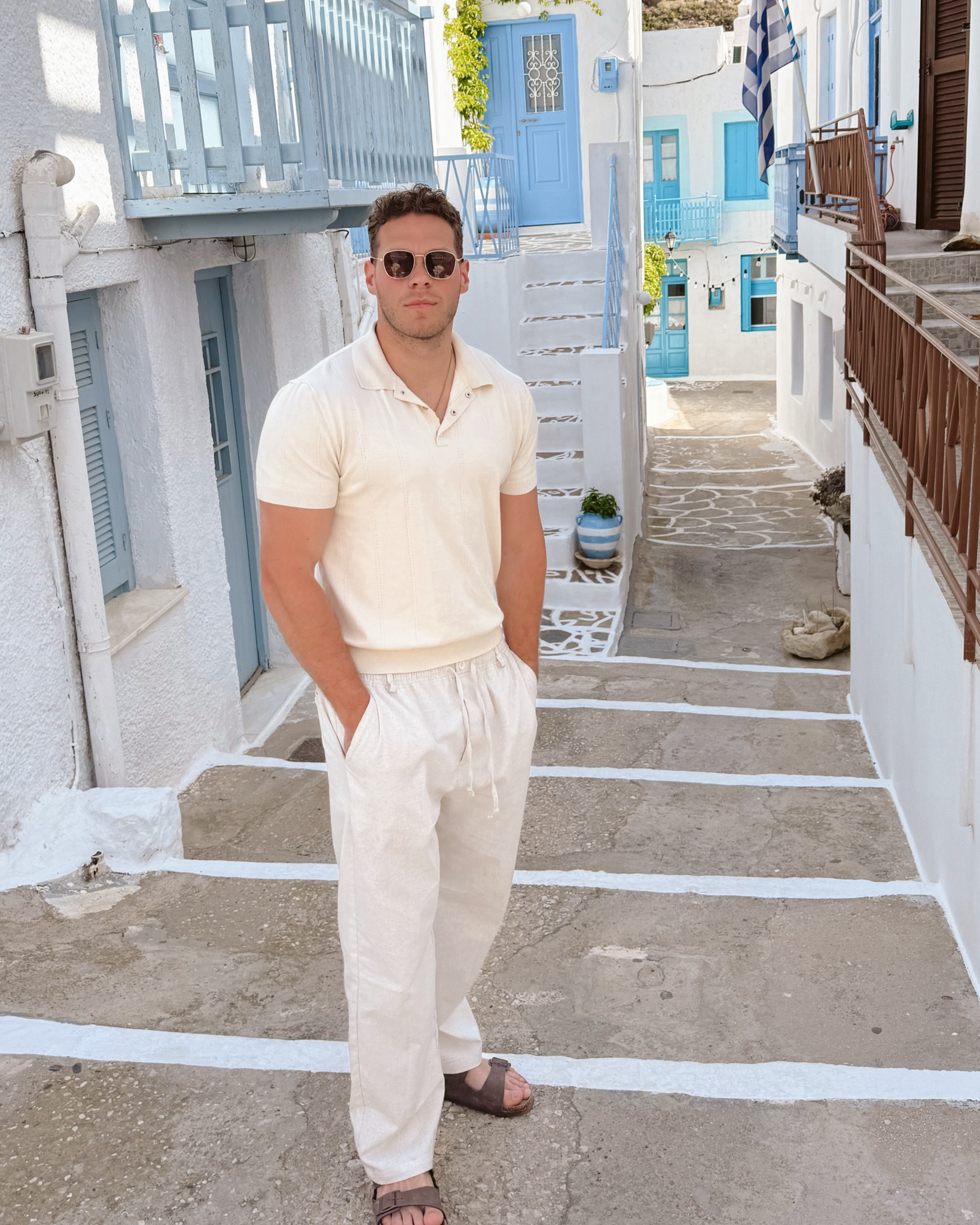 Men’s summer outfits // men’s yellow polo short sleeve collar shirt, men’s linen pants

#LTKStyleTip #LTKFindsUnder100 #LTKMens