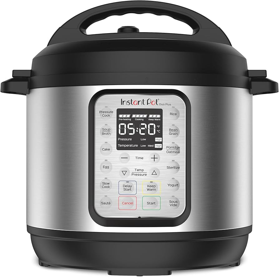 Instant Pot Duo Plus 9-in-1 Multicooker, Pressure Cooker, Slow Cook, Rice Maker, Steamer, Saut\u0... | Amazon (US)