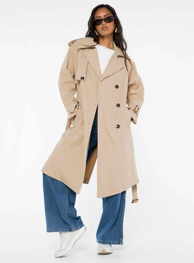 Westwind Trench Coat Natural | Princess Polly US