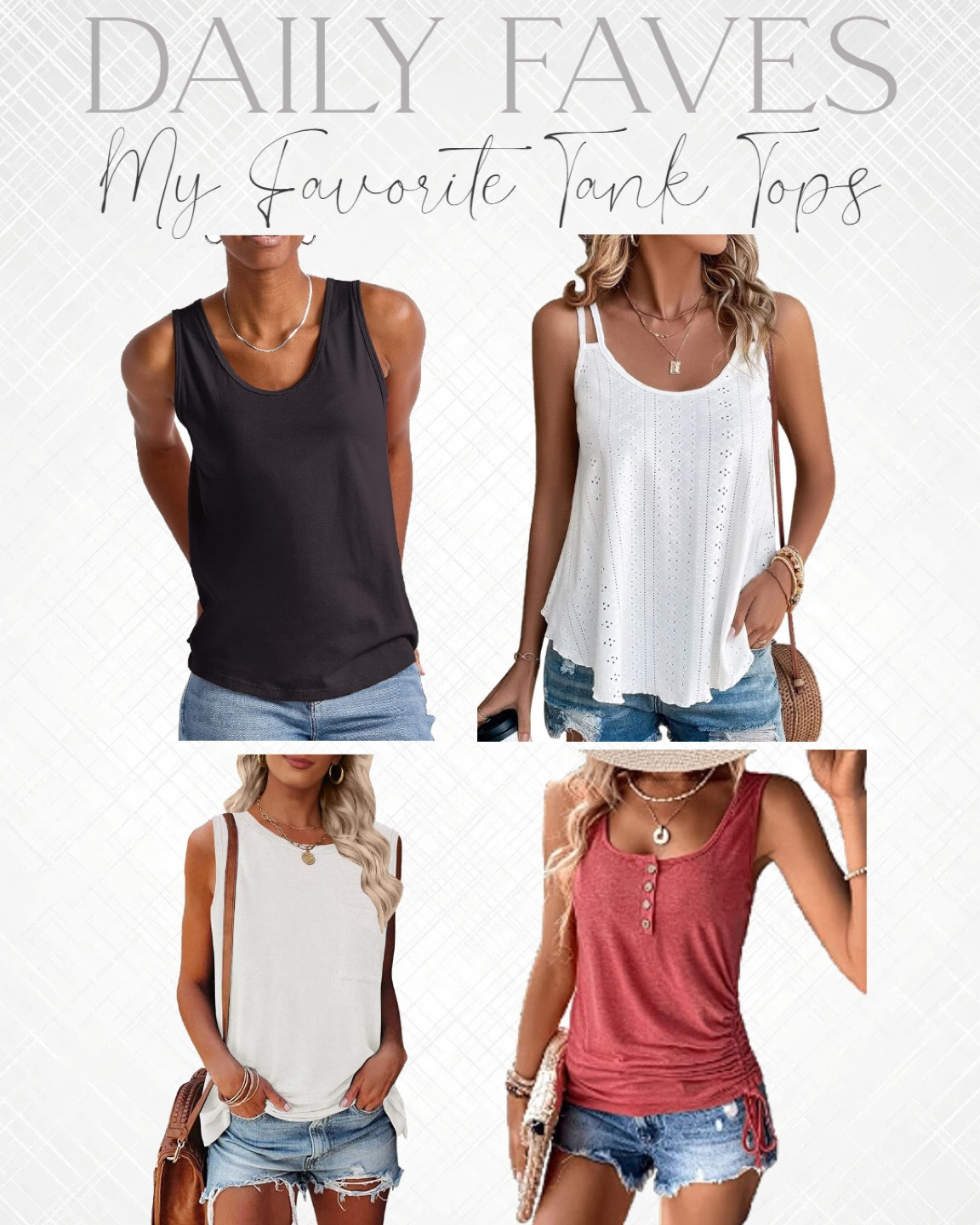 My favorite tank tops!

#LTKtravel #LTKstyletip