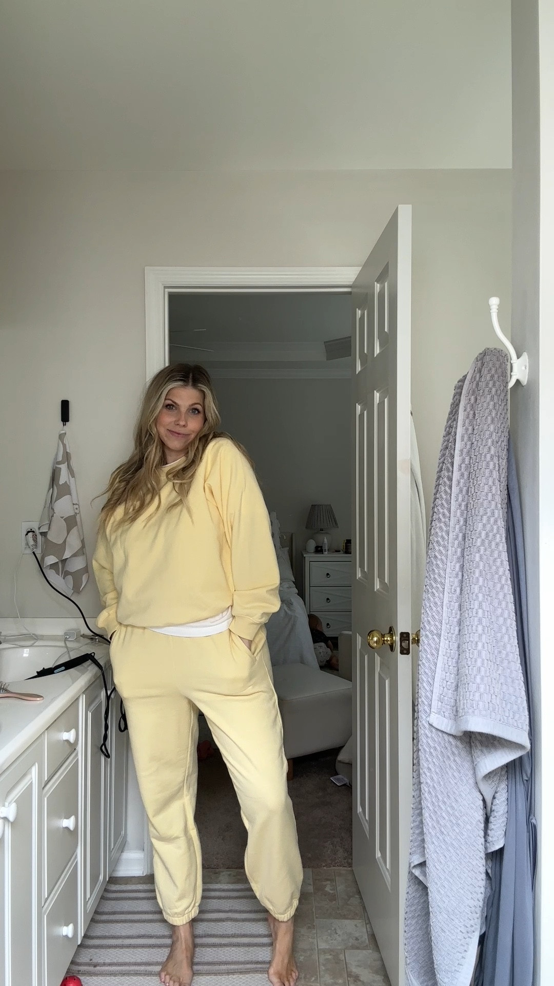 Gap sweats  on repeat! This color is sold out online but check your store! I’m wearing size medium in both! 

#LTKSpringSale #LTKSeasonal #LTKVideo