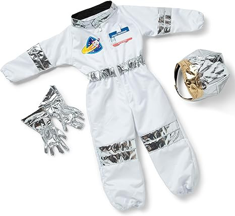 Melissa & Doug Astronaut Costume Role Play Set - Pretend Astronaut Outfit With Realistic Accessor... | Amazon (US)