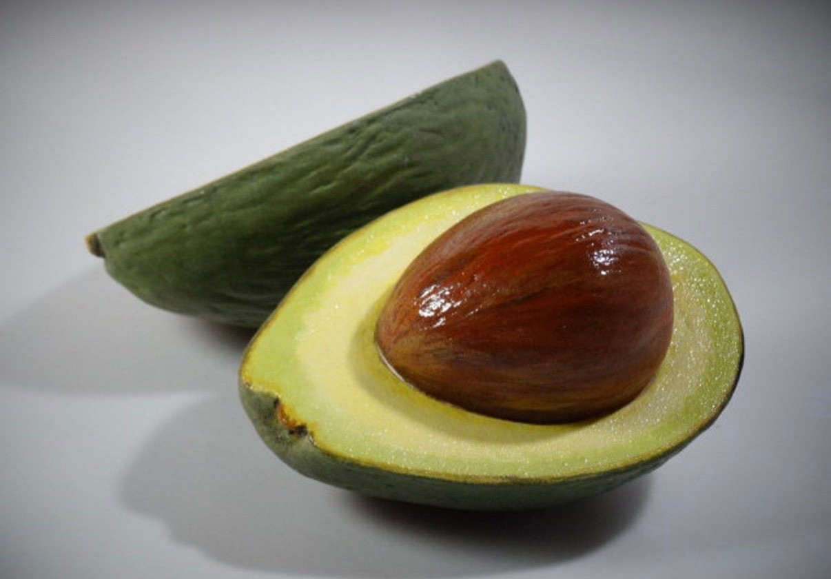 Ceramic Avocado- Fake Food Plate Wall