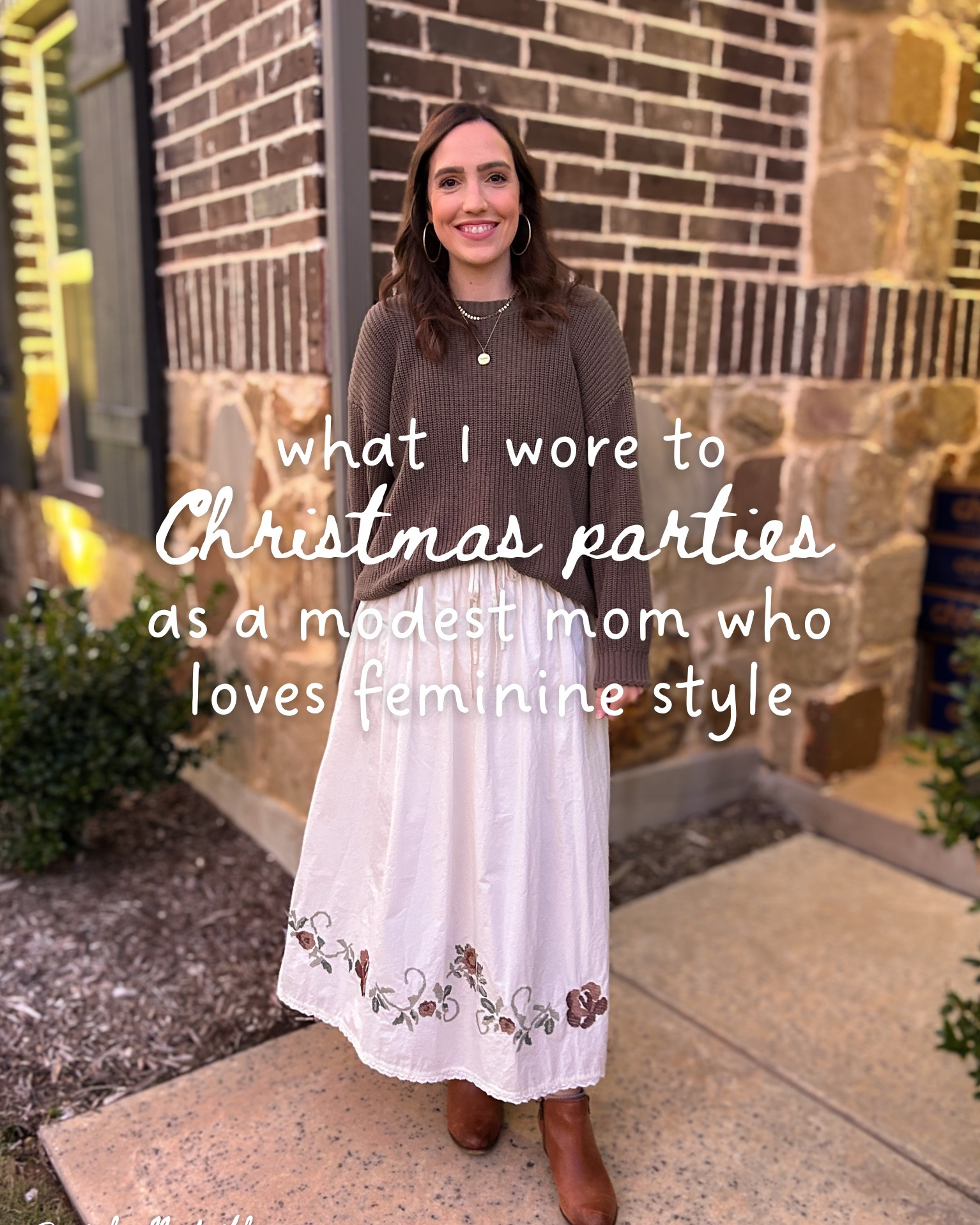 Modest outfits, modest style, feminine dress, white skirt, green sweater, leather booties, plaid dress, Christmas dress, holiday outfits, brown cardigan, Christian blogger, fleece tights 

Sharing similar styles to my personal outfits!

*Everything linked is natural fibers 

#LTKootd #LTKSeasonal #LTKHoliday