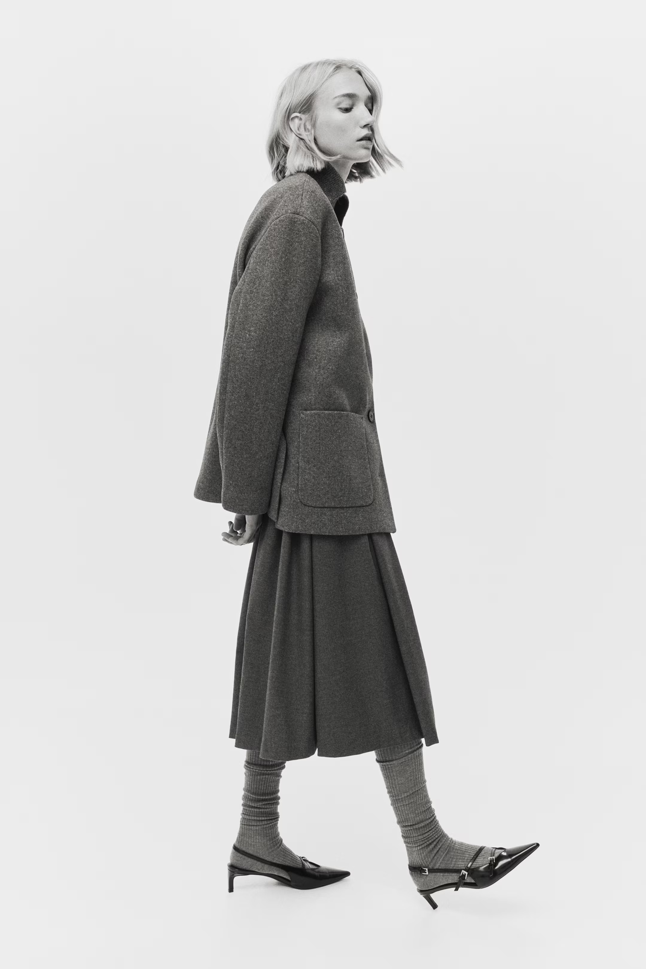 Scarf-Detail Coat | H&M (US + CA)