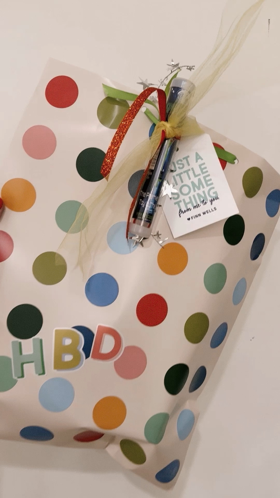 Gift wrap extra vibes. Ribbon, toys and personalized labels make it fast easy and special. 

#LTKFamily #LTKParties #LTKKids