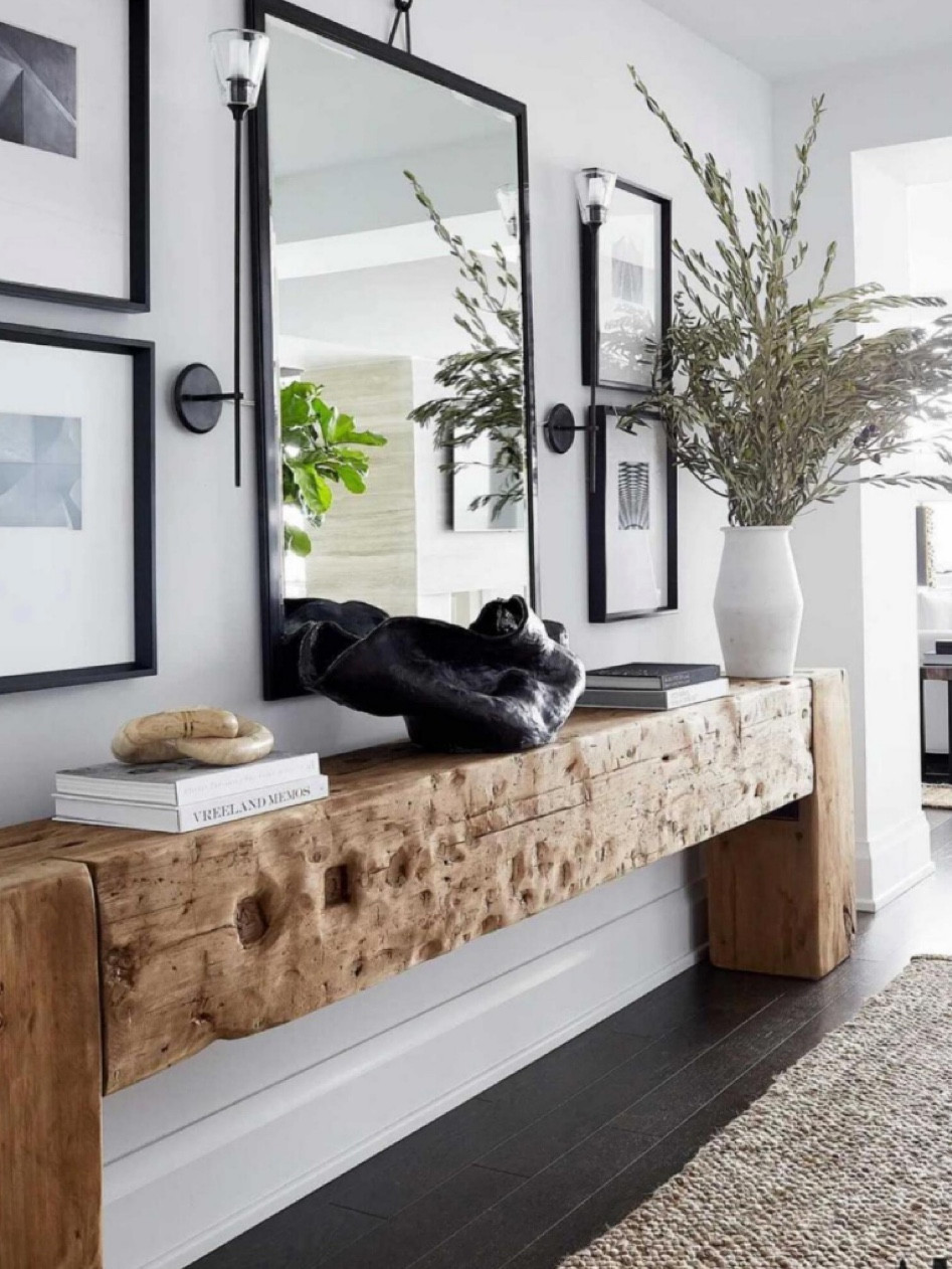 Best selling ubud console table in Kerry  Washington’s apartment 