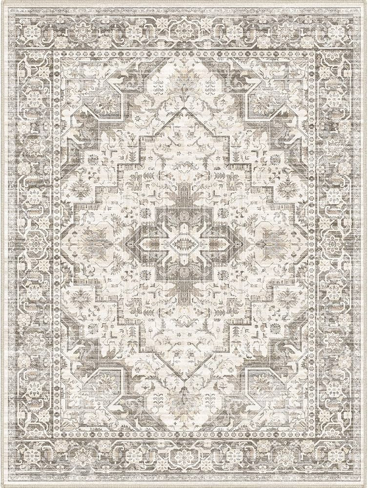Area Rug 9x12, Washable Area Rugs 9x12 Living Room, Large Rugs for Bedroom with Non Slip Backing ... | Amazon (US)
