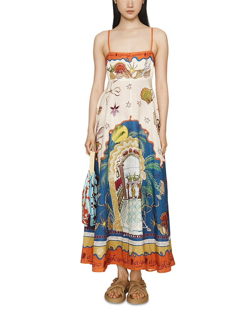Alemais Linen Surrealist Sundress | Bloomingdale's (US)